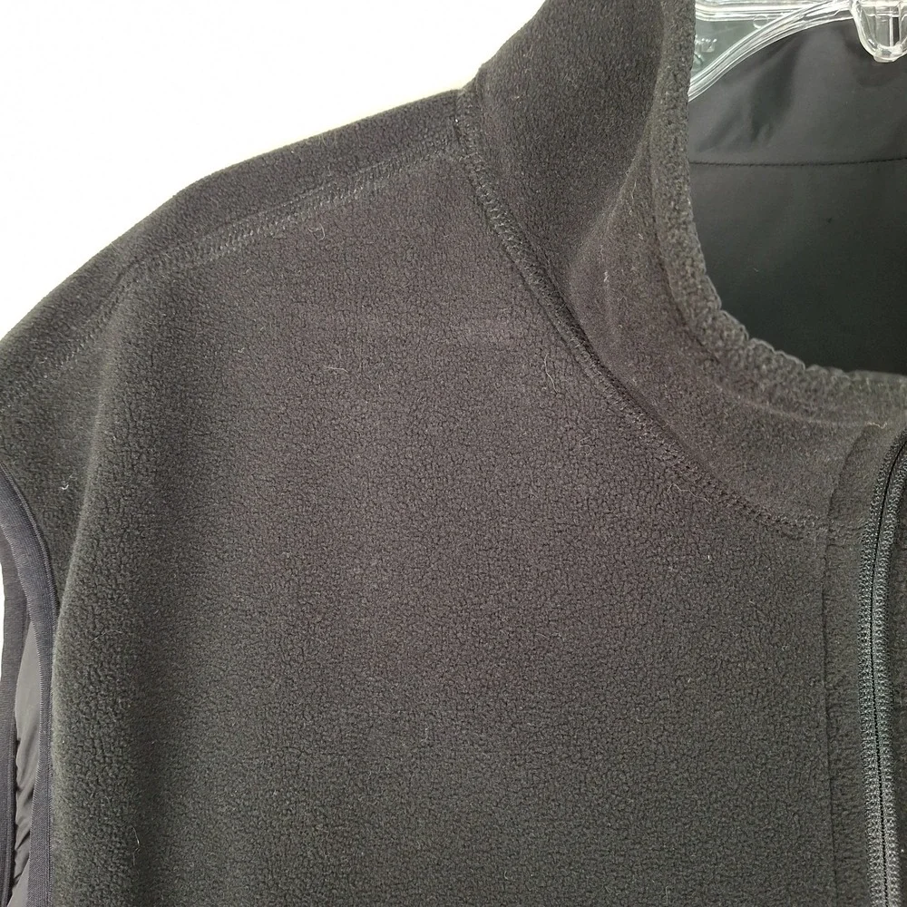 VTG 90s Ralph Lauren Polo Sport Vest Men's 2XL Black Reversible Polartec Fleece‎
